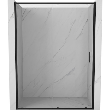 Mexen Exo Schiebetür für Dusche 180 cm, transparent, schwarz - 8151-180-000-70-00