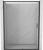 Mexen Exo Schiebetür für Dusche 180 cm, transparent, schwarz - 8151-180-000-70-00