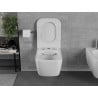 Mexen Margo WC-Schüssel Rimless mit Slim-Absenkautomatik-Sitz, Duroplast, glänzend weiß - 30420900