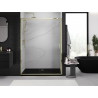 Mexen Exo schiebbare Duschabtrennung 170 cm, transparent, gold - 8151-170-000-50-00