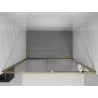Mexen Exo schiebbare Duschabtrennung 170 cm, transparent, gold - 8151-170-000-50-00
