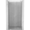 Mexen Exo doppelflügelige Duschkabine 110 cm, transparent, Chrom - 8182-110-000-01-00