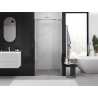 Mexen Exo Doppelt schwenkbare Duschabtrennung 120 cm, transparent, Chrom - 8182-120-000-01-00
