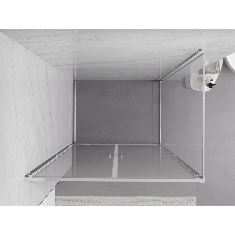 Mexen Exo Duschkabine schwenkbar 70 x 120 cm, transparent, Chrom - 814-070-120-01-00