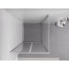 Mexen Exo Duschkabine schwenkbar 120 x 120 cm, transparent, chrom - 814-120-120-01-00