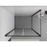 Mexen Exo Duschkabine mit Drehtür 110 x 85 cm, transparent, schwarz - 814-110-085-70-00