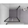 Mexen Exo klappbare Duschkabine 120 x 120 cm, transparent, schwarz - 814-120-120-70-00