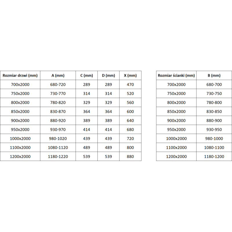 Mexen Exo Duschkabine faltbar 70 x 80 cm, transparent, Chrom - 816-070-080-01-00