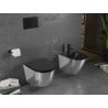 Mexen Lena Hänge-Bidet, Schwarz matt/Silber - 35224874