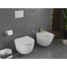 Mexen Lena Hänge-Bidet, Weiß/Gold Linie - 35224805