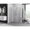 Mexen Exo faltbare Duschkabine 120 x 80 cm, transparent, Chrom - 816-120-080-01-00