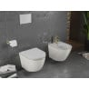 Mexen Lena hängendes Bidet, weiß/goldenes Karomuster - 35224809