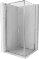 Mexen Exo faltbare Duschkabine 120 x 120 cm, transparent, Chrom - 816-120-120-01-00