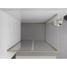 Mexen Exo klappbare Duschkabine 120 x 90 cm, transparent, golden - 816-120-090-50-00