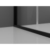Mexen Exo faltbare Duschkabine 120 x 100 cm, transparent, schwarz - 816-120-100-70-00