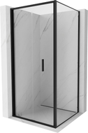 Mexen Exo faltbare Duschkabine 120 x 120 cm, transparent, schwarz - 816-120-120-70-00