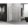 Mexen Exo Drehbare Duschkabine 85 x 110 cm, transparent, gold - 817-085-110-50-00