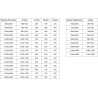 Mexen Exo Duschkabine schwenkbar 140 x 90 cm, transparent, schwarz - 819-140-090-70-00