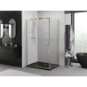 Mexen Exo Duschkabine mit Schwingtür 105 x 110 cm, transparent, gold - 819-105-110-50-00