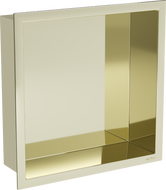 Mexen X-Wall-R Einbauregal mit Flansch 30 x 30 cm, Gold - 1950303010