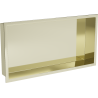 Mexen X-Wall-R Einbauregal mit Flansch 60 x 30 cm, Gold - 1950603010