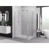 Mexen Exo Schiebetürduschkabine 110 x 95 cm, transparent, Chrom - 8182-110-095-01-00