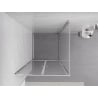 Mexen Exo Duschkabine schwenkbar 110 x 110 cm, transparent, Chrom - 8182-110-110-01-00