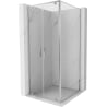 Mexen Exo Duschkabine schwenkbar 110 x 110 cm, transparent, Chrom - 8182-110-110-01-00
