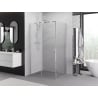 Mexen Exo Schiebetürduschkabine 155 x 110 cm, transparent, Chrom - 8151-155-110-01-00