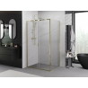 Mexen Exo Schiebeduschkabine 200 x 80 cm, transparent, gold - 8151-200-080-50-00