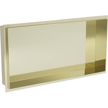 Mexen X-Wall-NR Einbauregal ohne Rahmen 60 x 30 cm, Gold - 1951603010