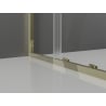 Mexen Exo schiebbare Duschkabine 200 x 100 cm, transparent, gold - 8151-200-100-50-00