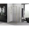 Mexen Exo schiebbare Duschkabine 200 x 100 cm, transparent, gold - 8151-200-100-50-00