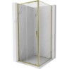 Mexen Exo Schiebeduschkabine 110 x 110 cm, transparent, gold - 8151-110-110-50-00