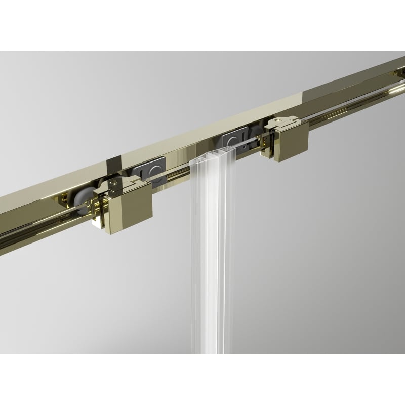 Mexen Exo-S schiebetür-duschkabine 150 x 110 cm, transparent, gold - 8151-150-110-50-00