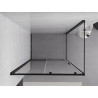 Mexen Exo Schiebeduschkabine 190 x 90 cm, transparent, schwarz - 8151-190-090-70-00