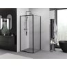 Mexen Exo Schiebeduschkabine 120 x 120 cm, transparent, schwarz - 8151-120-120-70-00