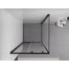 Mexen Exo Schiebeduschkabine 120 x 120 cm, transparent, schwarz - 8151-120-120-70-00