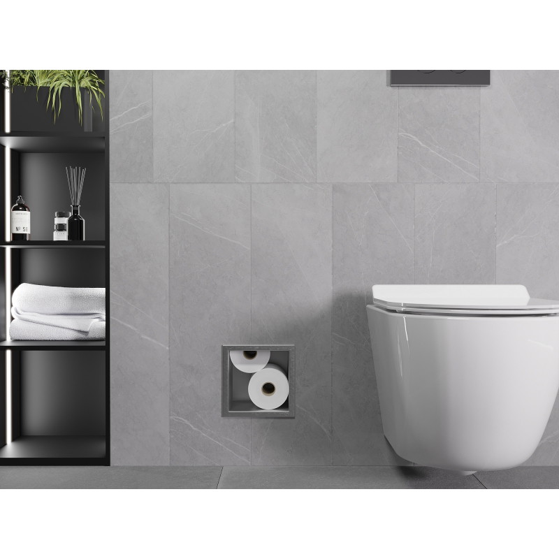 Mexen X-Wall-B Toilettenpapierhalter, Inox - 1915