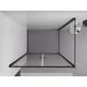 Mexen Exo Duschkabine klappbar 120 x 80 cm, transparent, schwarz - 8182-120-080-70-00
