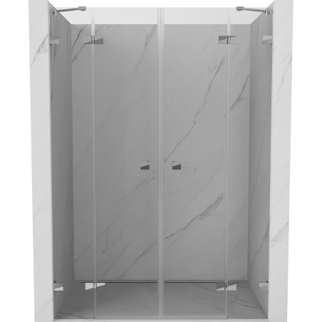 Mexen Lunar Duo-Duschdoppeltüren 160 cm, transparent, Chrom - 834D-160-000-01-00