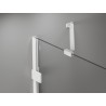Mexen Lunar Duo Drehduschtüren 140 cm, transparent, weiß - 834D-140-000-20-00