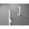 Mexen Lunar Duo Duschflügeltüren 180 cm, transparent, weiß - 834D-180-000-20-00