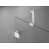 Mexen Lunar Duo Pendeltüren Dusche 190 cm, transparent, weiß - 834D-190-000-20-00