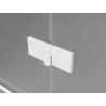 Mexen Lunar Duo Pendeltüren Dusche 190 cm, transparent, weiß - 834D-190-000-20-00