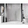 Mexen Lunar Duo Pendeltüren Dusche 190 cm, transparent, weiß - 834D-190-000-20-00