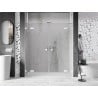 Mexen Lunar Duo Pendeltüren Dusche 190 cm, transparent, weiß - 834D-190-000-20-00