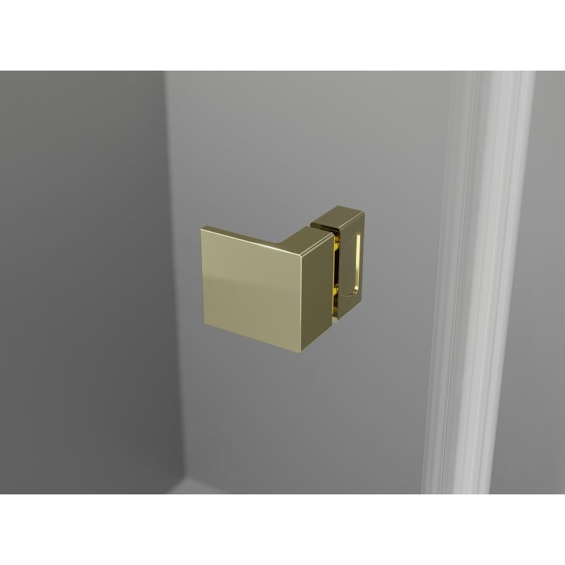 Mexen Lunar Duo Duschdrehtüren 140 cm, transparent, gold - 834D-140-000-50-00