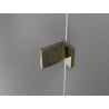 Mexen Lunar Duo-Duschflügeltüren 150 cm, transparent, gold - 834D-150-000-50-00