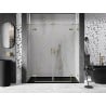 Mexen Lunar Duo Duschflügeltüren 170 cm, transparent, gebürstetes Gold - 834D-170-000-55-00